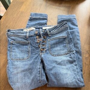 Adorable Pilcro and the Letterpress skinny jeans